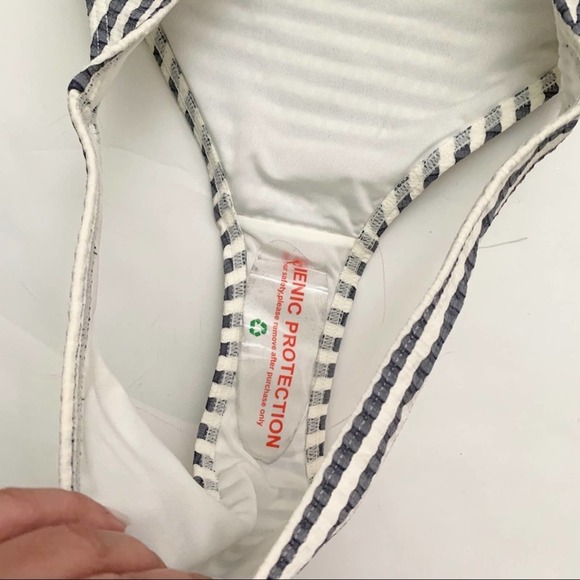 Topshop•stripe bikini bottoms size 8 - Picture 3 of 5